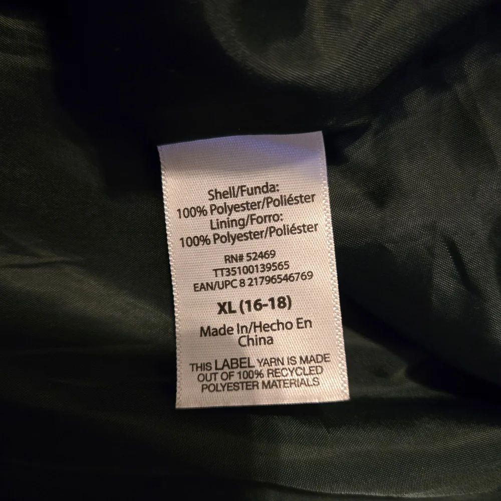 TIME and TRUE Women's Size XL Green Hooded Rain/Trench Jacket - Picture 13 of 13